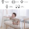Audio Baby Monitor, 2.4G Audio Baby Monitor, Two Way Intercom Baby Care Monitor with Night Light Digital , Crystal Clear Sound, Plug & Play Sound Indicator &