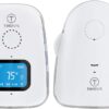 Audio Baby Monitor Crown [Updated Version] TimeFlys,Temperature Monitoring,Vibration,Lullabies,Rechargeable Battery,Two Way Talk,USB Connection,Zero Emission at Night Mode,Long Range up to 1000 ft