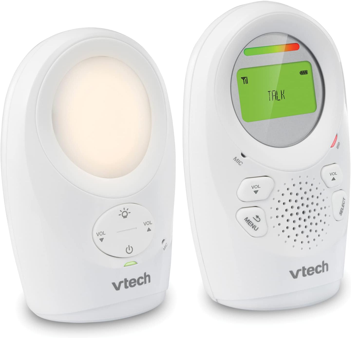 5148YciXn7L._AC_SL1500_.jpg VTech DM1211 DM1211 Digital Audio Baby Monitor with Enhanced Range (1 Parent Unit) White