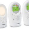 VTech DM1211-2 DM1211 Digital Audio Baby Monitor with Enhanced Range (2 Parent Units) Silver