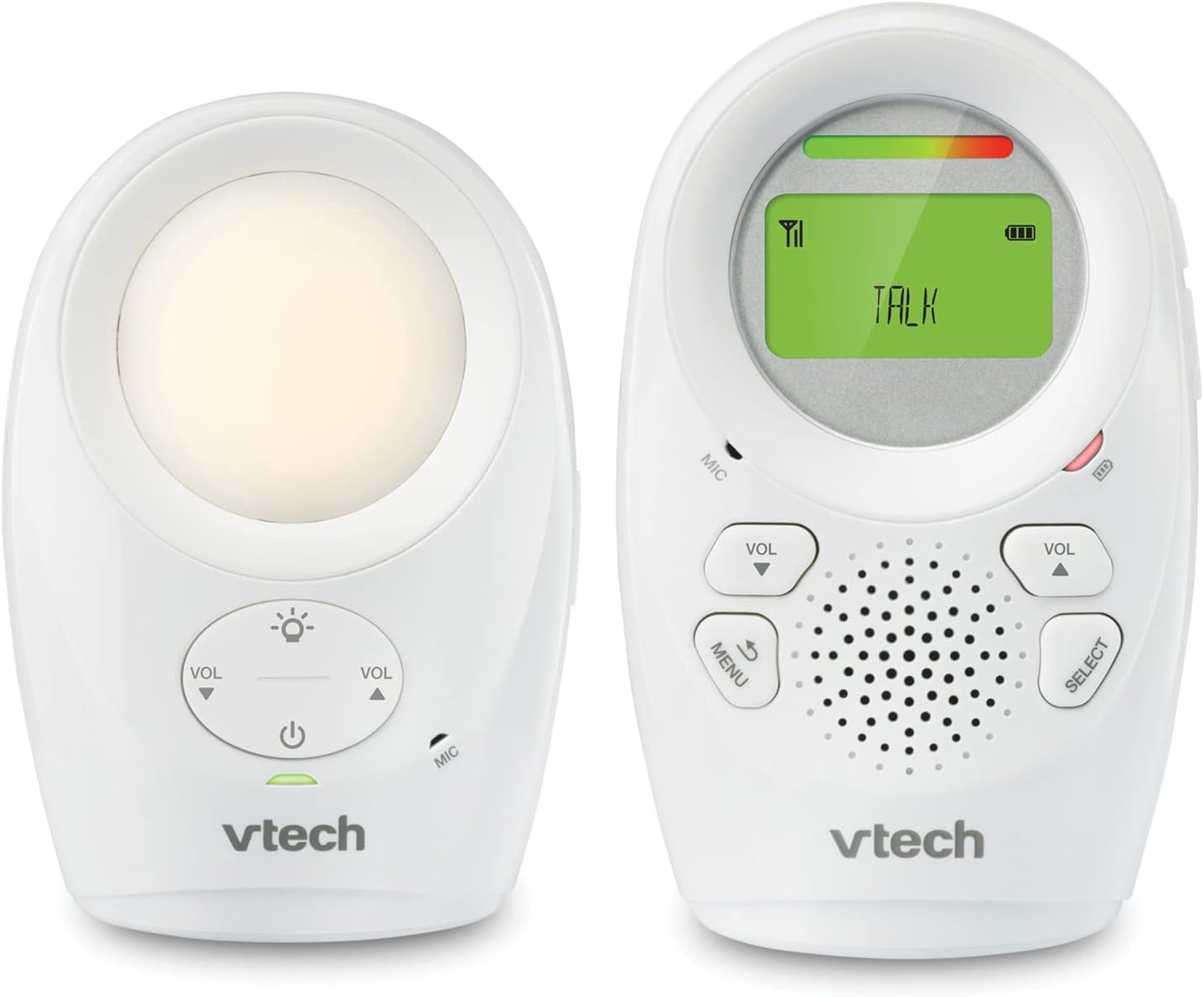51joAm0FIuL._AC_SL1500_.jpg VTech DM1211 DM1211 Digital Audio Baby Monitor with Enhanced Range (1 Parent Unit) White