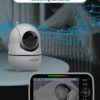 610M9jxL1cL._AC_SL1500_.jpg Baby Monitor with Camera and Audio- Video Baby Monitor with 960ft Long Range, Remote Pan-Tilt-Zoom, Night Vision, Temperature Sensor, 2-Way Talk, 8 Lullabies, 30-Hour Battery & No WiFi