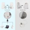 Audio Baby Monitor, 2.4GHz Two Way Talk Smart Baby Monitor, Night Light Audio Monitor for Baby Care, Noise Detection, 20 Hours Standby Time