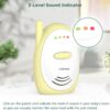 61A5i1J1KZL._AC_SL1500_.jpg Audio Baby Monitor with 2.4GHz Wireless Digital, Long Range up to 1000 ft, Visual Sound Level Indicator, High Sensitivity Microphone, One-Way Audio Talk, USB Connection, VOX