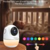 5.3“ 1080P Baby Monitor No WiFi, Video Baby Monitor with Camera and Audio, 2K Camera,1500ft Long Range Video Recording and Playback, 7000mAh Battery, Night Light, MP3, Story Book, 2-Way Talk