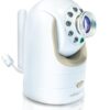 Infant Optics DXR-8 480p Video Baby Monitor, Non-WiFi Hack-Proof FHSS Connection, Interchangeable Lenses, Pan Tilt Zoom, LED Sound Bar, Night Vision, and Two-way Talk, low battery