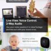 TP-Link Tapo 1080P Indoor Security Camera for Baby Monitor, Dog Camera w/Motion Detection, 2-Way Audio Siren, Night Vision, Cloud & SD Card Storage, Works w/Alexa & Google Home (Tapo C100)