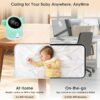 61UBFDkKm4L._AC_SL1200_.jpg Baby Monitor with Camera and Audio, 1080P Baby Camera Monitor WiFi Smartphone App Control Night Vision 4.3” Screen 2-Way Talk Temperature & Humidity Sensor Lullabies Motion & Cry Detection iOS/Android