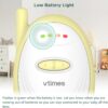 61emcy-fsOL._AC_SL1500_.jpg Audio Baby Monitor with 2.4GHz Wireless Digital, Long Range up to 1000 ft, Visual Sound Level Indicator, High Sensitivity Microphone, One-Way Audio Talk, USB Connection, VOX