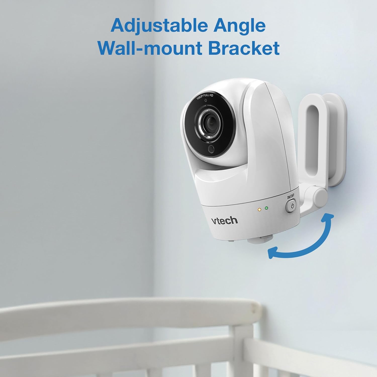 61tD6tr0RL._AC_SL1500_.jpg VTech Upgraded Smart Baby Monitor VM901, 5-inch 720p Display, 1080p Camera, HD NightVision, Fully Remote Pan Tilt Zoom, 2-Way Talk, Free Smart Phone App, Works with iOS, Android