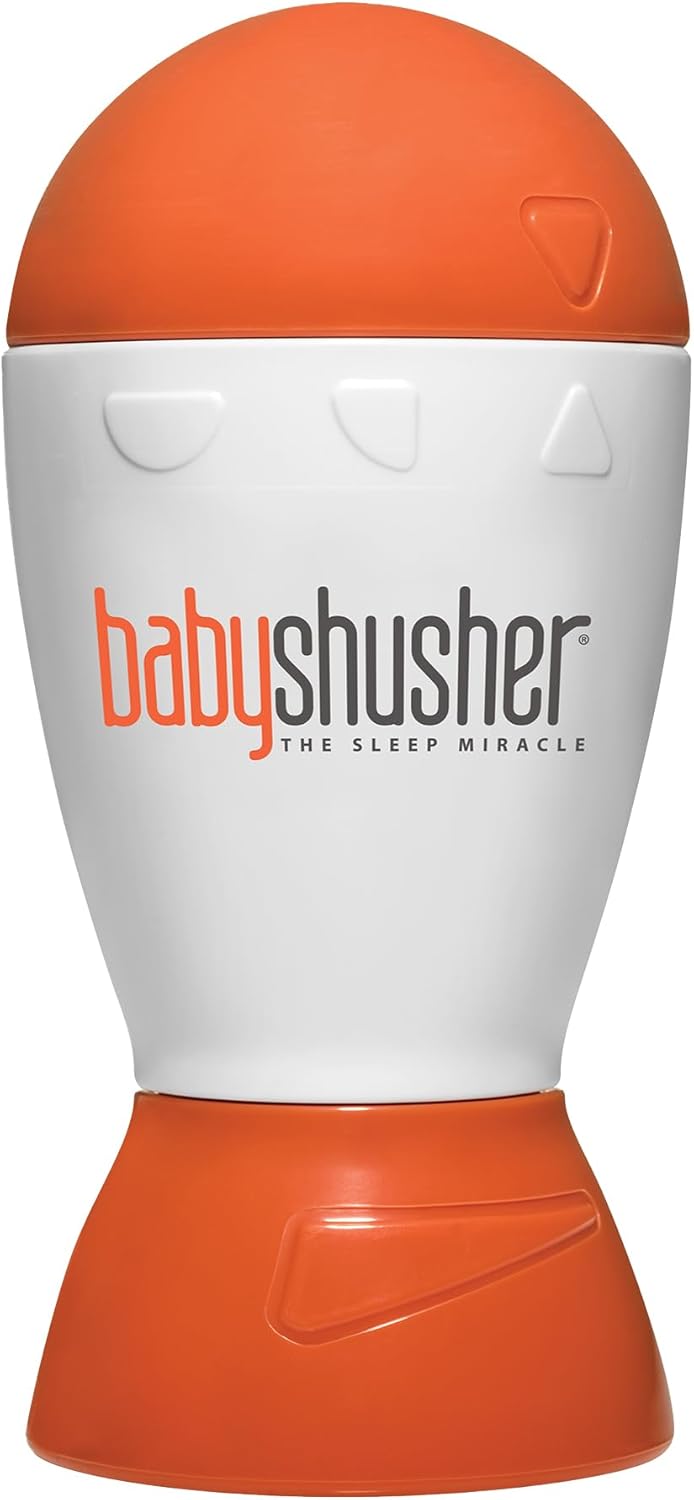 61vUjtVLKOL._AC_SL1500_.jpg Baby Shusher Portable Sound Machine - White Noise Sound Machine, Baby Soother for Sleeping, Newborn Essentials for Crib, Battery Operated Hush, Travel Friendly - 1 Count