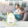 61wHZi5JkNL._AC_SL1500_.jpg Audio Baby Monitor with 2.4GHz Wireless Digital, Long Range up to 1000 ft, Visual Sound Level Indicator, High Sensitivity Microphone, One-Way Audio Talk, USB Connection, VOX
