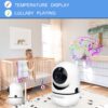 61zwfWYZ9NL._SL1000_.jpg HelloBaby Video Baby Monitor with Remote Camera Pan-Tilt-Zoom, 3.2'' Color LCD Screen, Infrared Night Vision, Temperature Display, Lullaby, Two Way Audio