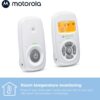 Motorola Nursery AM24 Audio-Only Baby Monitor, LCD Screen, 1000ft Range, 2-Way Talk, Temp Sensor, Portable Parent Unit (Built-in Rechargeable Battery)