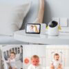 714dISkNSXL._AC_SL1500_.jpg Baby Monitor with Camera and Audio WiFi/No WiFi: Baby Monitor WiFi Smartphone APP Control NightVision 4.3' Screen Smart Video Baby Monitor with Remote PTZ 2-Way Talk Motion & Cry Alert(Only 2.4G WiFi)