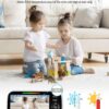 71795GOpNHL._AC_SL1500_.jpg Baby Monitor with Camera and Audio- Video Baby Monitor with 960ft Long Range, Remote Pan-Tilt-Zoom, Night Vision, Temperature Sensor, 2-Way Talk, 8 Lullabies, 30-Hour Battery & No WiFi
