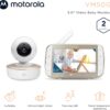 719zQvsvVbL._AC_SL1500_.jpg Motorola Nursery VM50G Video Baby Monitor Camera, 1000ft Range, 2.4 GHz, 5" Screen, 2-Way Audio, Pan/Tilt/Zoom, Temp Sensor, Lullabies, Night Vision