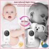 Baby Monitor with Camera and Audio, Video Baby Monitor No WiFi Night Vision, 2.4" LCD Screen Portable Baby Camera VOX Temperature Sensor Lullaby Alarm 1000ft Range, Ideal for Baby/Elderly/Pet