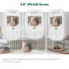 71BZYLxz3EL._SL1500_.jpg LeapFrog LF2423 Baby Monitor, 2.8” Screen Video Monitor with Camera, 2-Way Audio, 1000ft Range, Night Vision, Soothing Lullabies, Temperature Sensor, Secure Transmission No WiFi