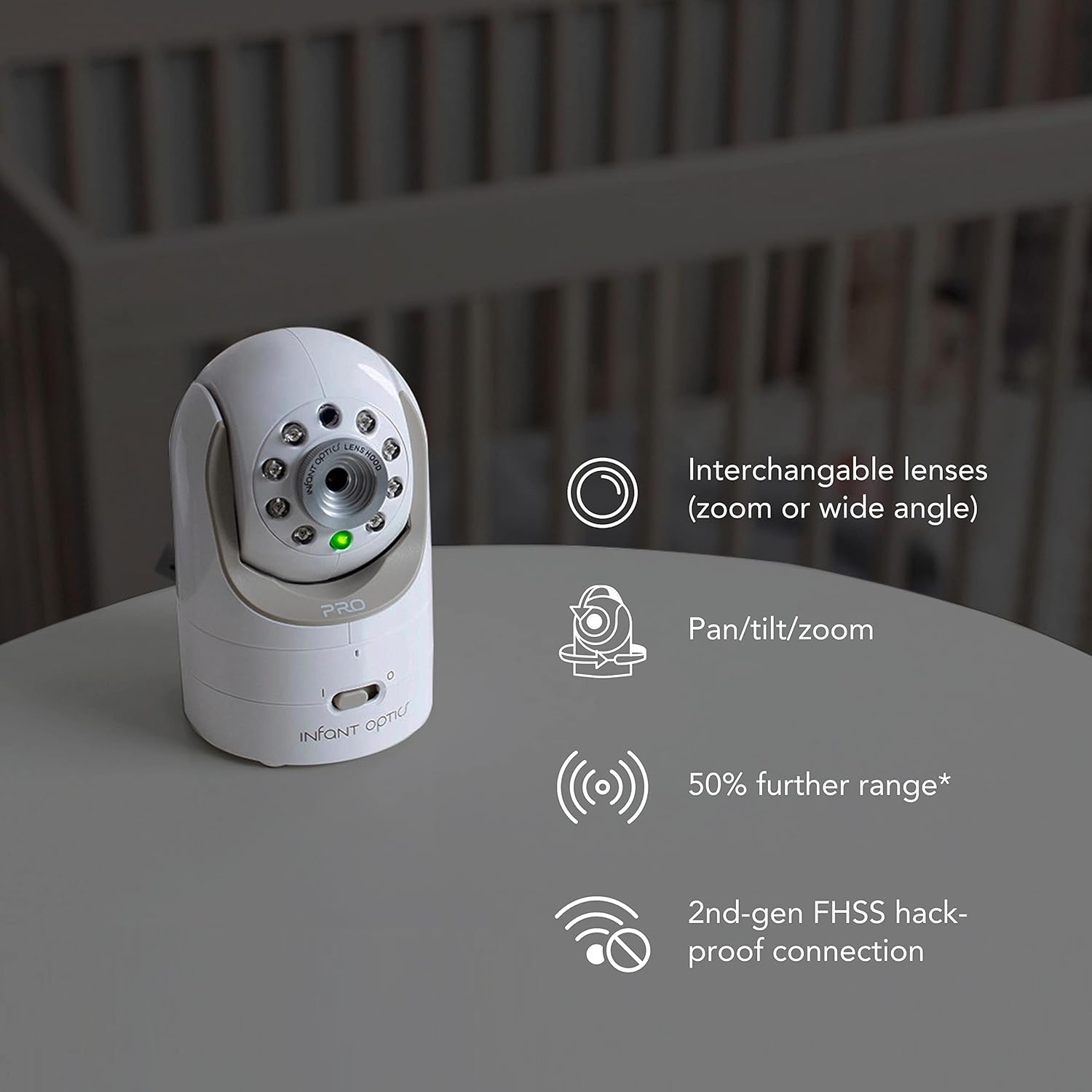 71Bdd2J4YML._SL1500_.jpg Infant Optics DXR-8 PRO Add-on Camera (Not Compatible with DXR-8), White