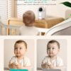 2K Video Baby Monitor with Camera and Audio, 3600ft Long Range Baby Monitor No WiFi 5.5" FHD Screen ANC Baby Camera Wireless, Room, Portable, Night Vision, 2-Way Talk, AI Cry Detect, 6000mAh
