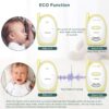 71ImQgYDAZL._AC_SL1500_.jpg Audio Baby Monitor with 2.4GHz Wireless Digital, Long Range up to 1000 ft, Visual Sound Level Indicator, High Sensitivity Microphone, One-Way Audio Talk, USB Connection, VOX