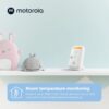 Motorola Nursery PIP11 Audio Baby Monitor, Nightlight, 1000ft Range, 2-Way Talk, Lullabies, Portable Parent Unit (AAA Rechargeable Batteries Included)
