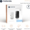 Motorola Nursery PIP10 Audio-Only Baby Monitor, 1000ft Range, Sensitive Mic, Alert Light, Portable Parent Unit (Outlet or AAA Battery Not Included)