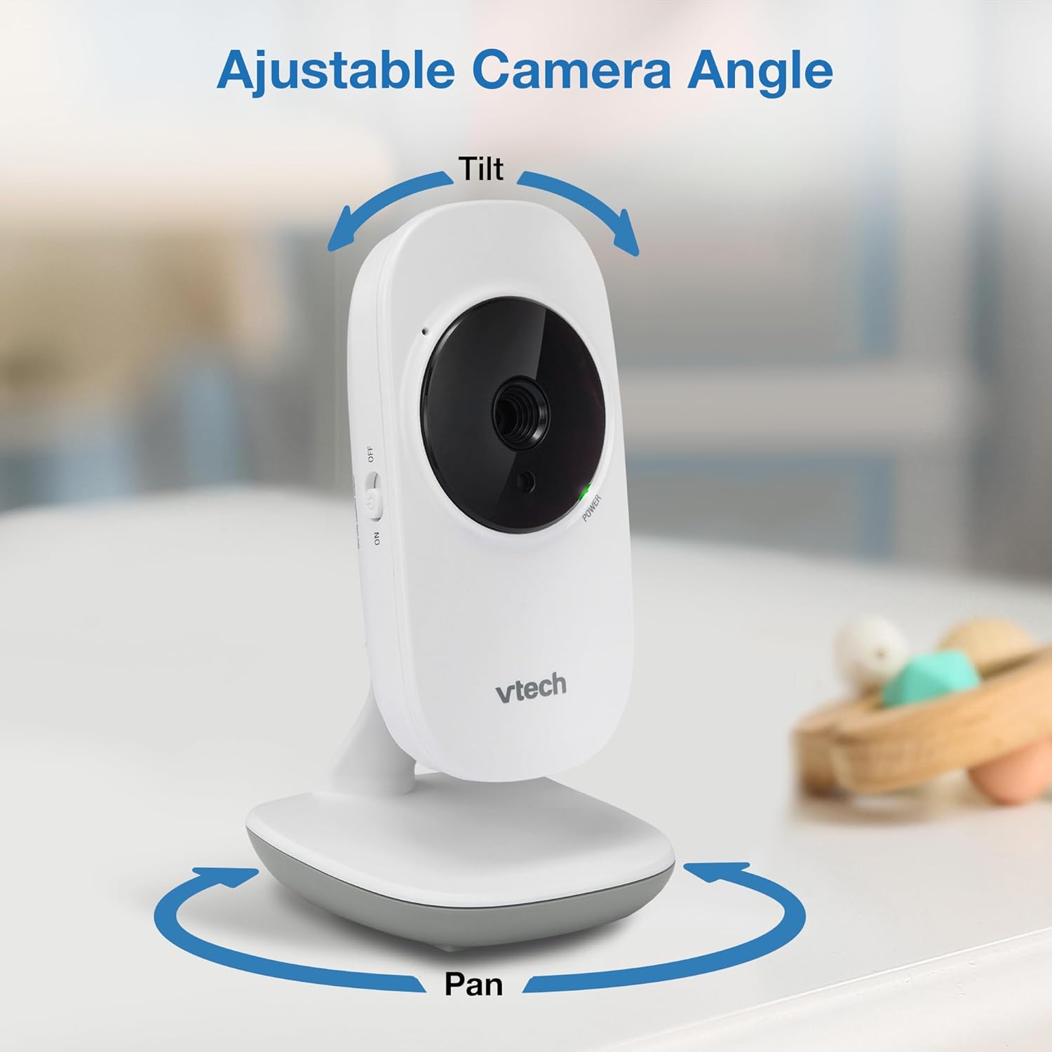71Nq6vi5qeL._SL1500_.jpg VTech VM819 Baby Monitor with Camera and Audio, 2.8” Screen Portable Baby Camera, Night Vision, 2-Way Audio, Temperature Sensor and Lullabies, Secure Transmission No WiFi, Ideal for Baby/Elderly/Pet