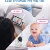 71Ok46UZsTL._AC_SL1500_.jpg VTech Upgraded Smart Baby Monitor VM901, 5-inch 720p Display, 1080p Camera, HD NightVision, Fully Remote Pan Tilt Zoom, 2-Way Talk, Free Smart Phone App, Works with iOS, Android