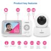 71VyZ2YoKgS._SL1500_.jpg VTech VM923 Baby Monitor, 2.8” Screen, Pan-Tilt-Zoom, 1000ft Long Range, Night Vision, 2-Way Audio, Temperature Sensor, Lullabies, Secure Transmission No WiFi