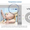 71XR2O50EuS._SL1500_.jpg VTech VM923 Baby Monitor, 2.8” Screen, Pan-Tilt-Zoom, 1000ft Long Range, Night Vision, 2-Way Audio, Temperature Sensor, Lullabies, Secure Transmission No WiFi