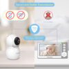 71YyTBh0zYL._AC_SL1500_.jpg Baby Monitor with Camera and Audio, 4.3'' Video Baby Monitor with 1000ft Long Range and 30-Hour Battery, Baby Monitor No WiFi, Remote Pan-Tilt-Zoom, Night Vision, ECO Mode, 2-Way Talk