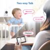 VTech VM924 5" Screen Remote Pan-Tilt-Zoom Baby Monitor with Camera&Audio,Up to 31Hrs Battery for Audio&17Hrs Video Streaming, Long Range Up to 1000ft,Night Vision,Soothing Sound,Temperature Sensor