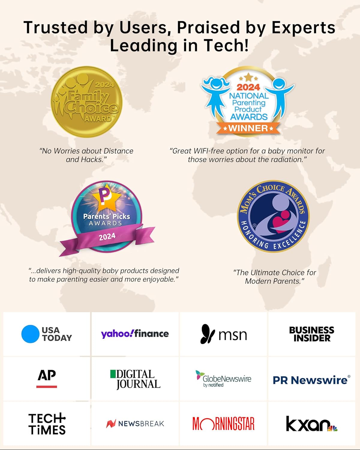 2K Video Baby Monitor with Camera and Audio, 3600ft Long Range Baby Monitor No WiFi 5.5" FHD Screen ANC Baby Camera Wireless, Room, Portable, Night Vision, 2-Way Talk, AI Cry Detect, 6000mAh