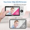 71bXvZNCrJL._AC_SL1500_.jpg VTech Upgraded Smart Baby Monitor VM901, 5-inch 720p Display, 1080p Camera, HD NightVision, Fully Remote Pan Tilt Zoom, 2-Way Talk, Free Smart Phone App, Works with iOS, Android