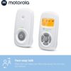 Motorola Nursery AM24 Audio-Only Baby Monitor, LCD Screen, 1000ft Range, 2-Way Talk, Temp Sensor, Portable Parent Unit (Built-in Rechargeable Battery)