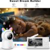 71e-er-f9-L._AC_SL1500_.jpg Baby Monitor, 4.3" Video Baby Monitor with 1080P Camera, Smart 2.4G WiFi Audio Monitor with Remote PTZ, Night Vision, 2-Way Talk, Sleep Mode, RGB Night Lights, Lullabies & 1000ft Range, APP Control