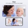 71eabDDxVwL._AC_SL1500_.jpg 2.5K UHD Baby Monitor WiFi Smartphone, IP Camera Indoor, AI-Tailored Sleep Training, Motion & Cry Detection, Night Light, Real-Time Alerts for Smartwatch (No Subscription)