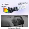 71edAj2Z33L._AC_SL1500_.jpg VTech Smart WiFi Baby Monitor, 2K Camera, 5.5-inch HD IPS Screen, Crystal Clear Infrared Night Vision, Pan-Tilt, 24x Zoom, 2-Way Talk, Multi-color Night Light, Soothing Sounds, Free App: Smart HD Plus