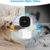 Baby Monitor 3MP 2K Wi-Fi Indoor Pan/Tilt Security Camera with Night Vision, Two-Way Audio, Motion Detection for Baby and Pet Monitor, and Bluetooth Quick Setup, Works with iOS, Android