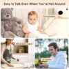 71gTkyWaL._AC_SL1200_.jpg Baby Monitor with Camera and Audio, 1080P Baby Camera Monitor WiFi Smartphone App Control Night Vision 4.3” Screen 2-Way Talk Temperature & Humidity Sensor Lullabies Motion & Cry Detection iOS/Android