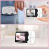 Baby Monitor with Camera and Audio, Video Baby Monitor No WiFi Night Vision, 2.4" LCD Screen Portable Baby Camera VOX Temperature Sensor Lullaby Alarm 1000ft Range, Ideal for Baby/Elderly/Pet