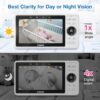 71kQkyWA54L._AC_SL1500_.jpg VTech Upgraded Smart Baby Monitor VM901, 5-inch 720p Display, 1080p Camera, HD NightVision, Fully Remote Pan Tilt Zoom, 2-Way Talk, Free Smart Phone App, Works with iOS, Android