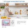 71mzWUcB4gS._SL1500_.jpg VTech VM923 Baby Monitor, 2.8” Screen, Pan-Tilt-Zoom, 1000ft Long Range, Night Vision, 2-Way Audio, Temperature Sensor, Lullabies, Secure Transmission No WiFi