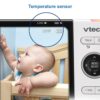 VTech VM818HD Baby Monitor, 5" 720p Screen, Night Light, 110-degree Wide-Angle True-Color DayVision, HD No Glare NightVision, 1000ft Range, 2-Way Talk, Secure Transmission No WiFi