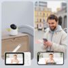 71qdLICPaWL._AC_SL1500_.jpg Baby Monitor with Camera and Audio WiFi/No WiFi: Baby Monitor WiFi Smartphone APP Control NightVision 4.3' Screen Smart Video Baby Monitor with Remote PTZ 2-Way Talk Motion & Cry Alert(Only 2.4G WiFi)