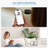 ieGeek Baby Monitor with 2K HD Resolution, Pan-Tilt-Zoom Video Baby Monitor Camera, 5'' LCD Screen & App Control, Night Vision, Cry and Motion Detection, Temp & Humidity Sensor, Two Way Audio, VOX