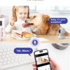 Hugolog 3K 5MP Indoor Pan/Tilt Security Camera with Auto-Focus,Ideal for Baby Monitor/Pet Camera/Home Security,Starlight Color Night Vision,Human/Pet AI,Noise Reduction,US Cloud,Works with Alexa