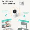 VistaView Lite Smart WiFi Baby Monitor - 4” 720P Split Screen & 1080P Camera App Control, Motion Alerts, HD Night Vision, 3000mAh Battery, 2-Way Talk, Multi-User, Triple Security, 1000ft Range